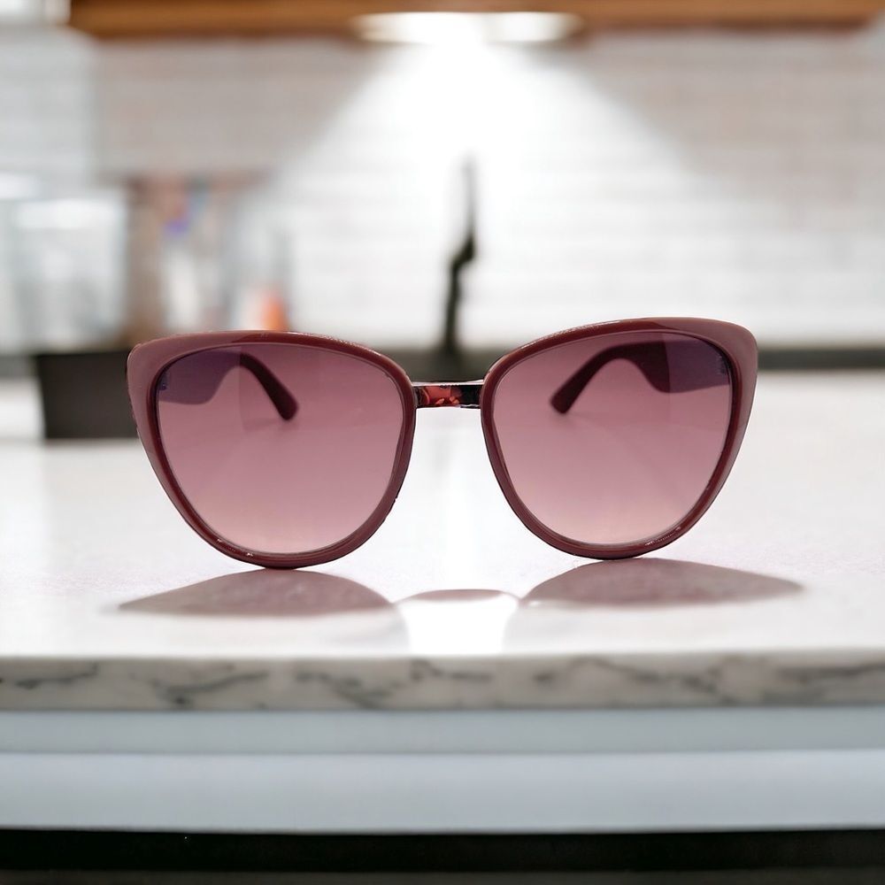 Beautiful Taupe Sunglasses with Rose Gold Nose Bridge